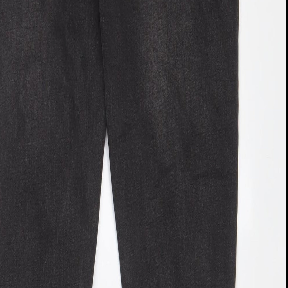 Boohoo Mens Grey Cotton Skinny Jeans Size 28 in L30 in Regular Zip