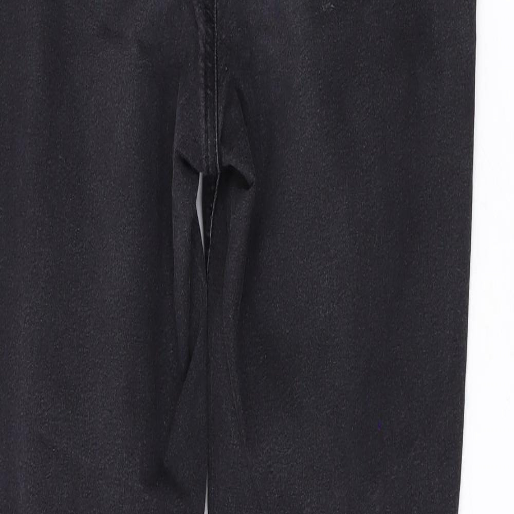 Marks and Spencer Womens Grey Cotton Jegging Jeans Size 10 L24 in Regular