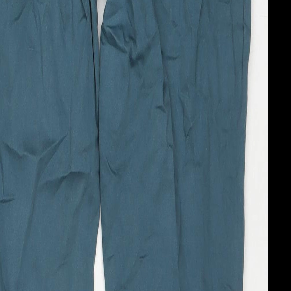 Marks and Spencer Womens Blue Polyester Blend Straight Jeans Size 32 in L29 in Regular Zip