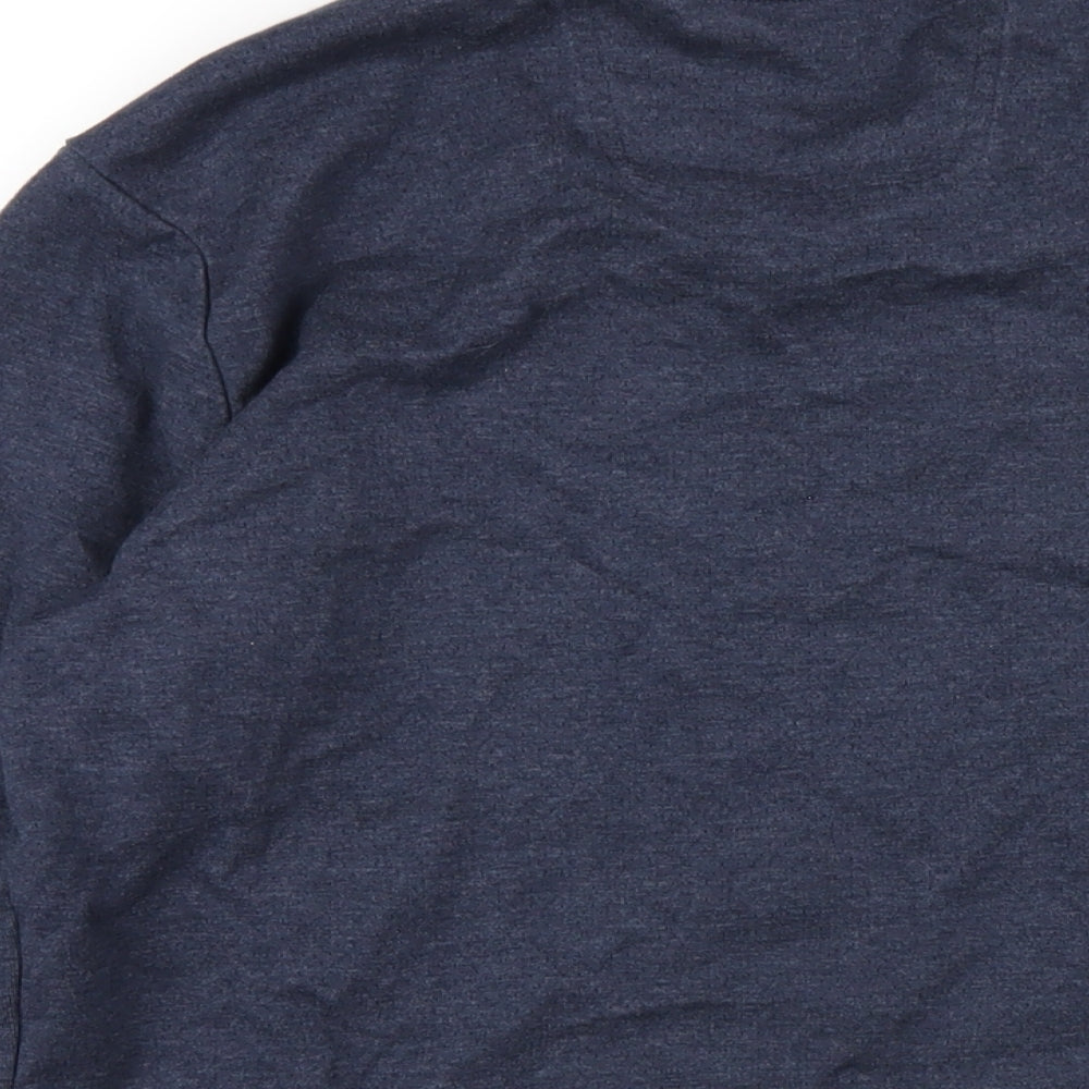HUGO BOSS Mens Blue Cotton Pullover Sweatshirt Size S