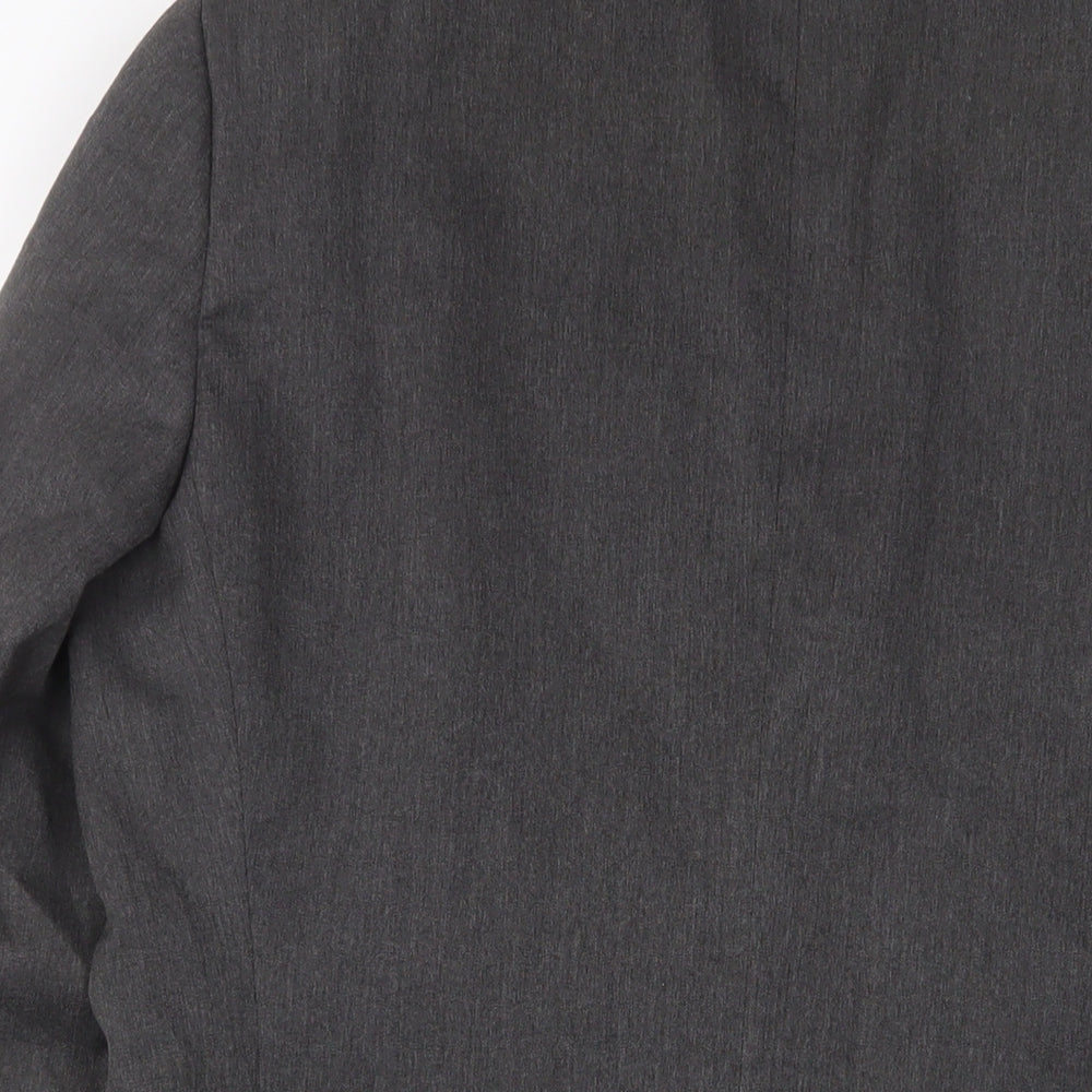 Marks and Spencer Mens Grey Polyester Jacket Suit Jacket Size 38 Regular - Inside Pockets