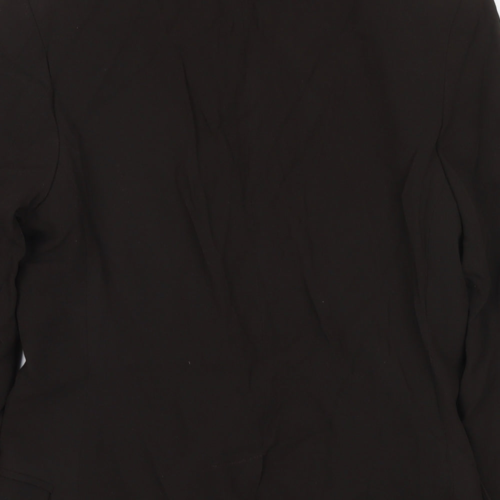 Jigsaw Womens Brown Jacket Blazer Size 10 Button