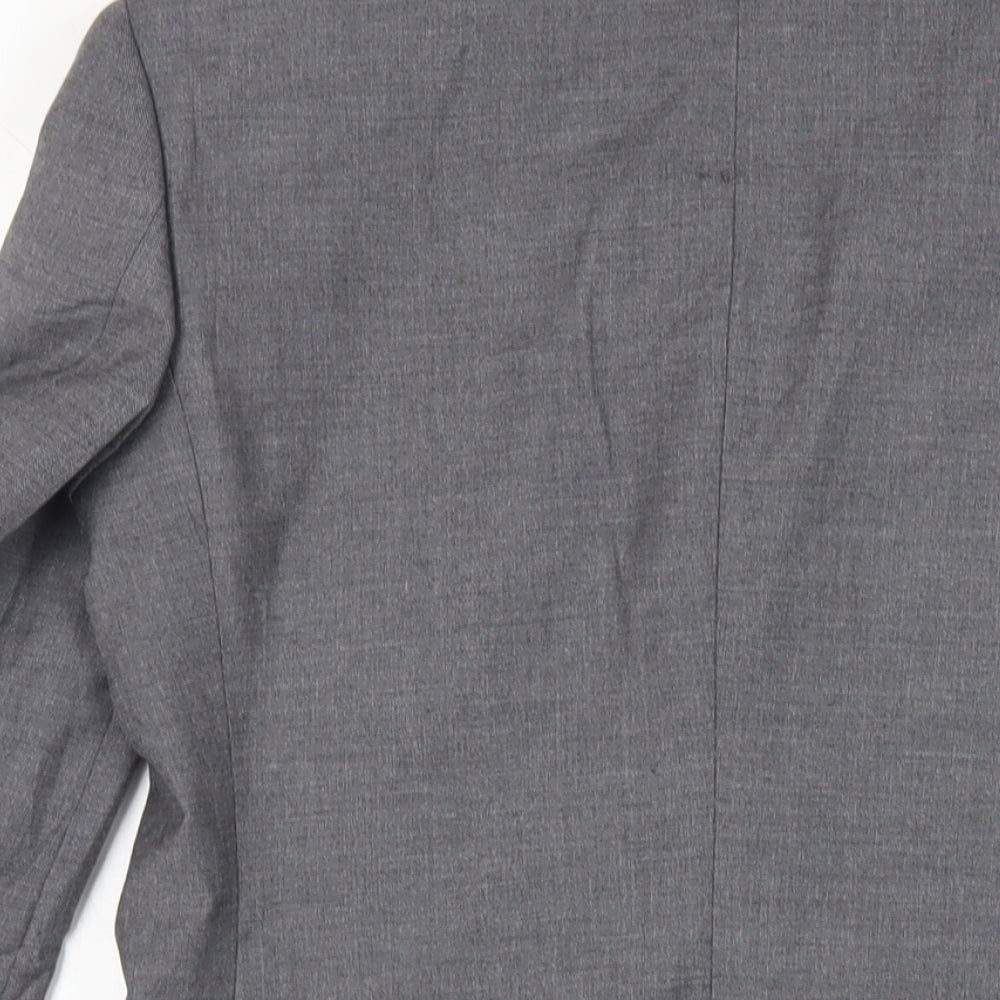 Marks and Spencer Mens Grey Polyester Jacket Suit Jacket Size 36 Regular