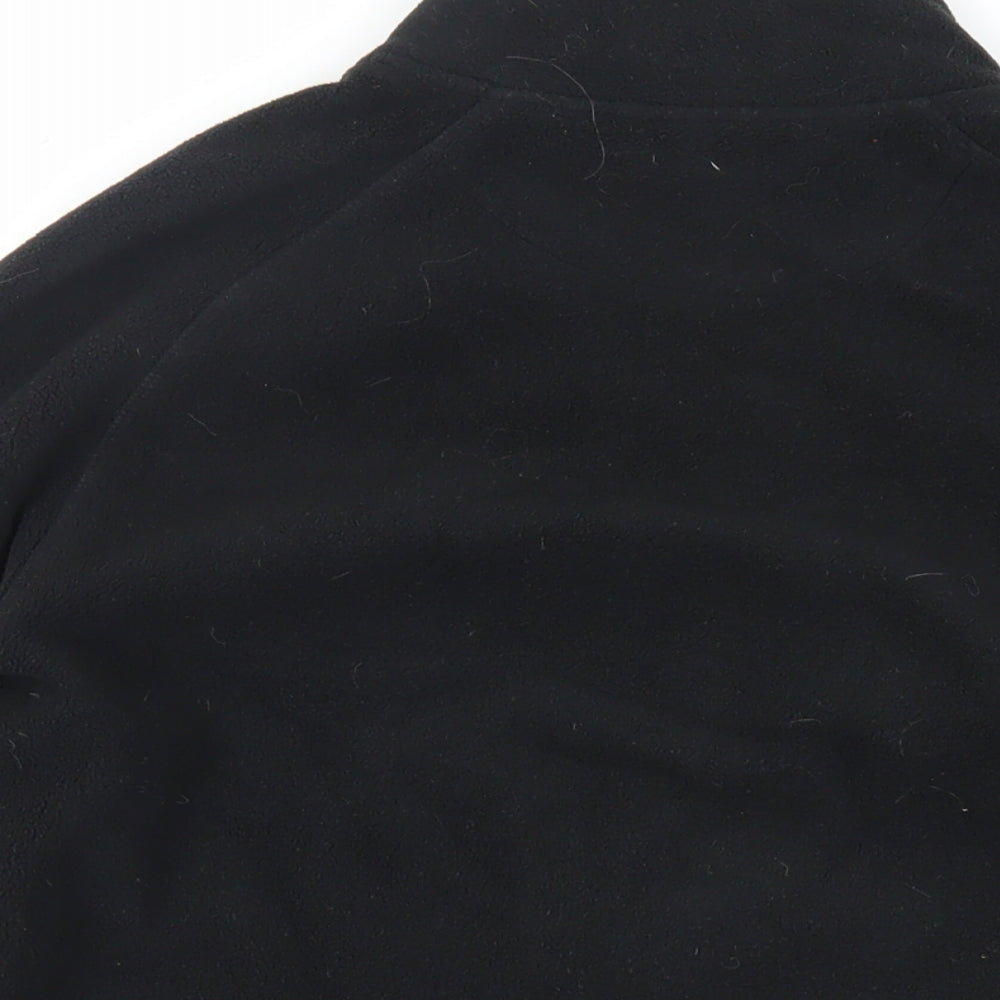 Marks and Spencer Mens Black Jacket Size M Zip - Zipped Pockets
