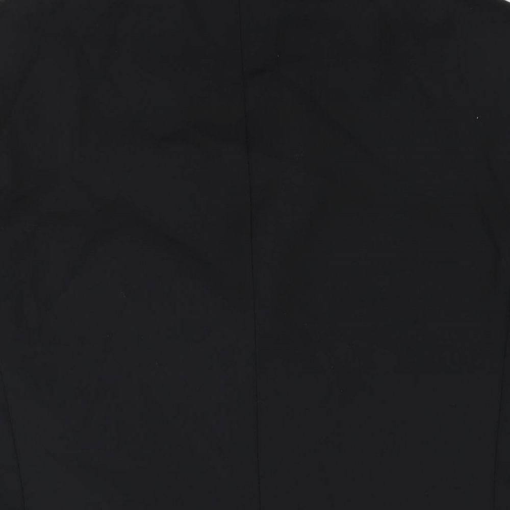 Marks and Spencer Mens Black Striped Wool Jacket Suit Jacket Size 38 Regular