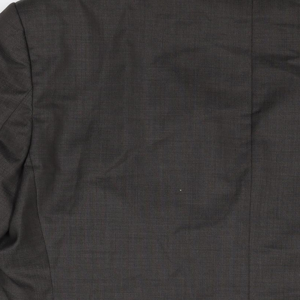 Marks and Spencer Mens Grey Wool Jacket Suit Jacket Size 46 Regular