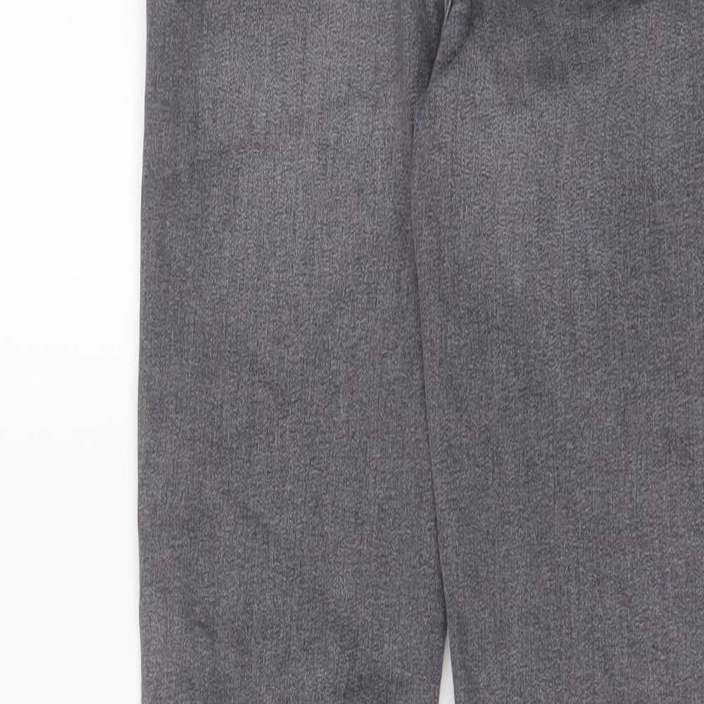 Marks and Spencer Womens Red Cotton Straight Jeans Size 8 L29 in Slim Zip