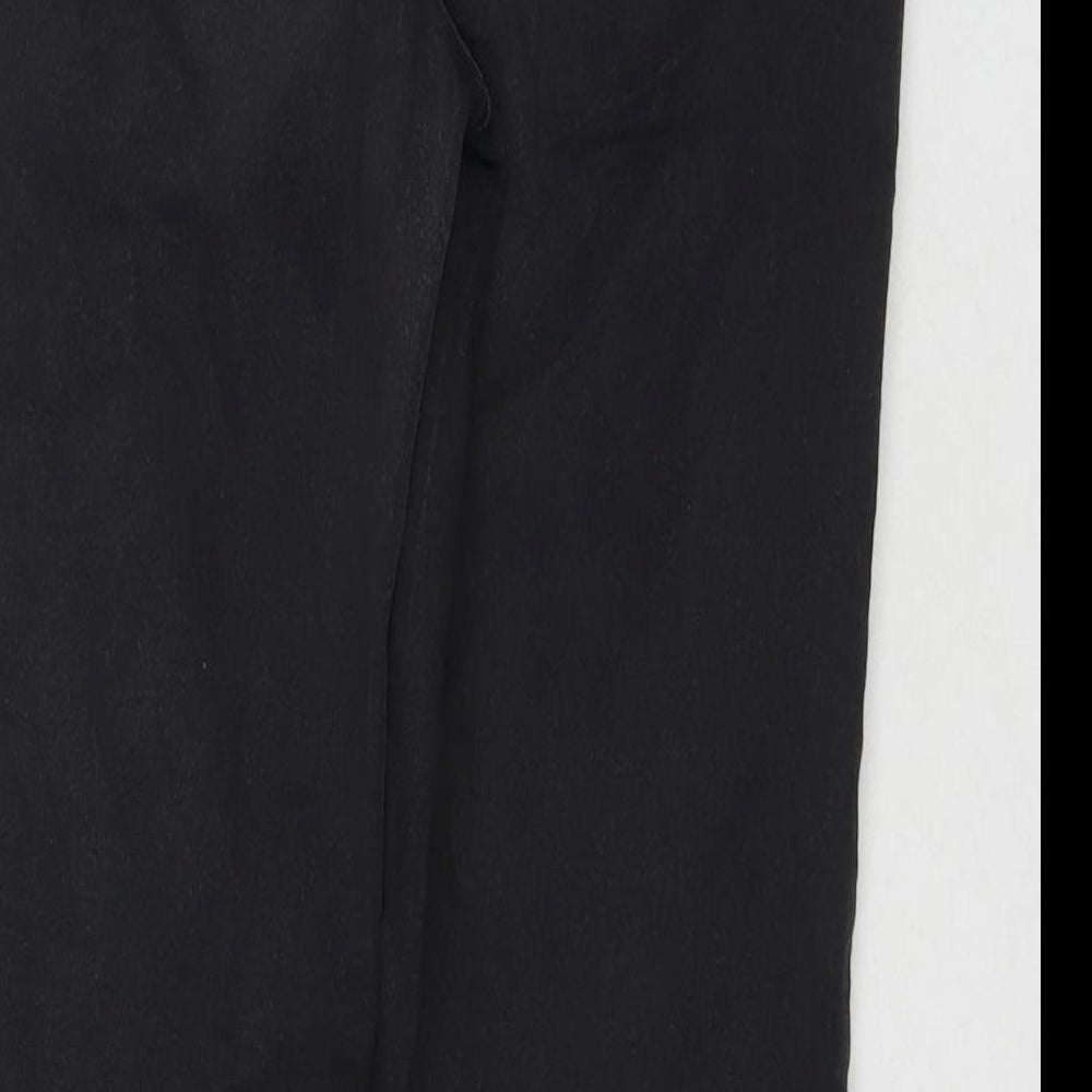 Papaya Womens Black Cotton Skinny Jeans Size 12 L27 in Regular Zip