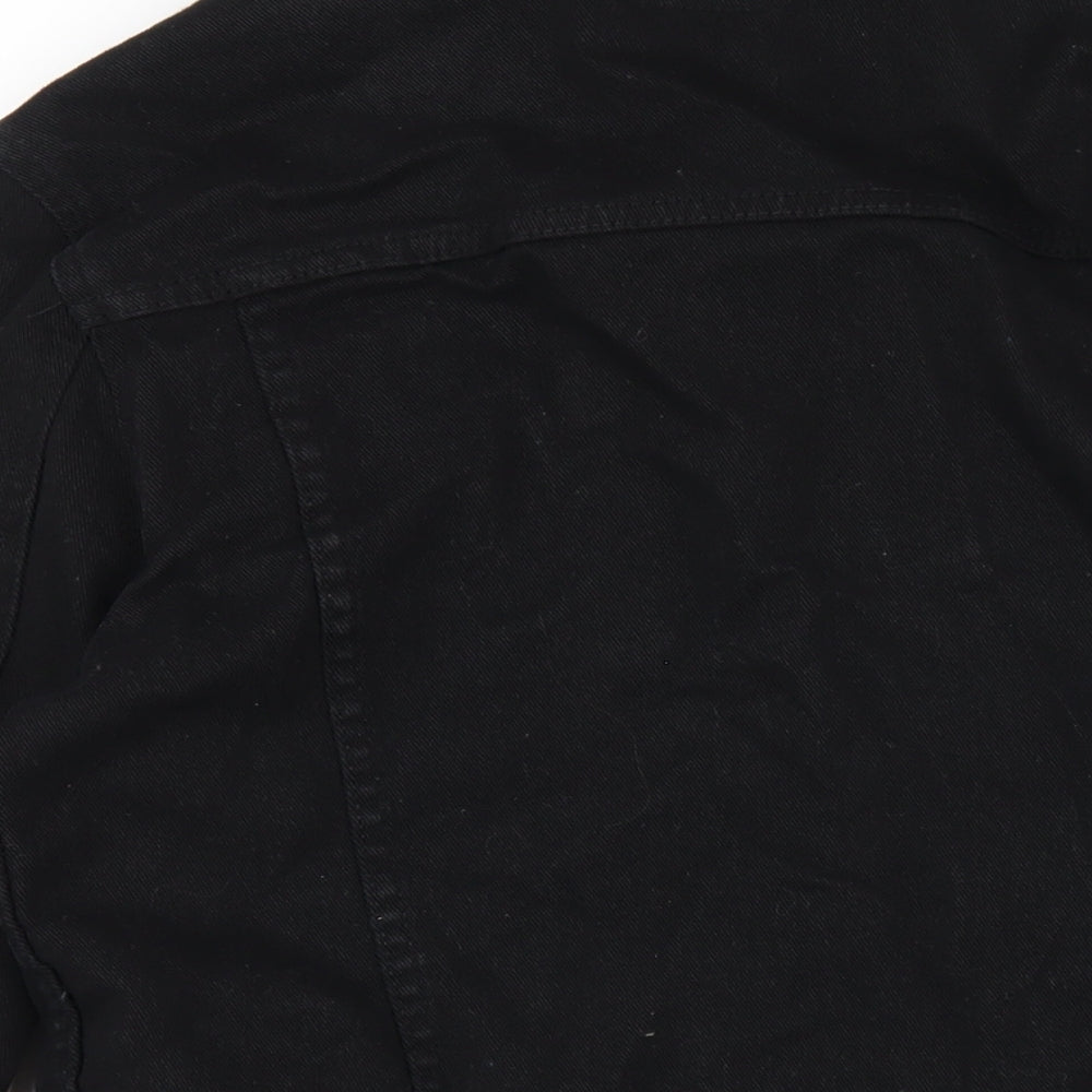 ASOS Mens Black Jacket Size M Button