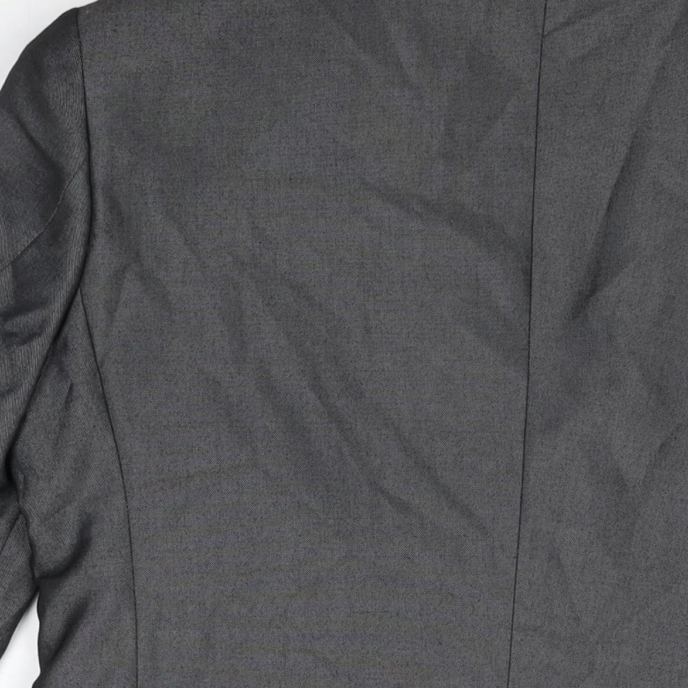 Marks and Spencer Mens Grey Polyester Jacket Suit Jacket Size 38 Regular