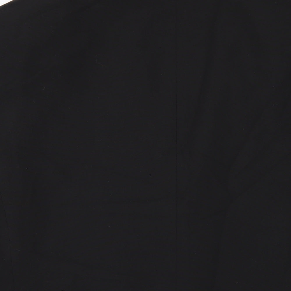 Marks and Spencer Mens Black Polyester Jacket Blazer Size 42 Regular