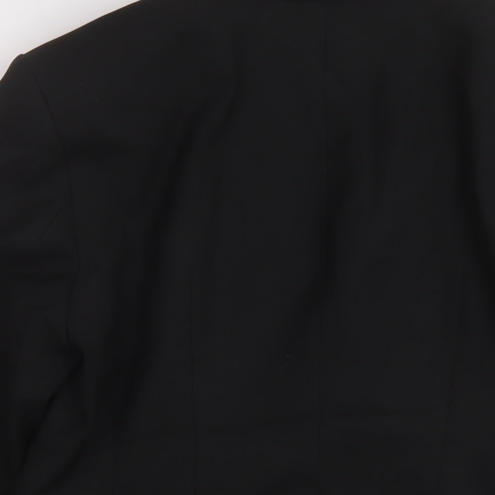 H&M Womens Black Jacket Size 14 Button
