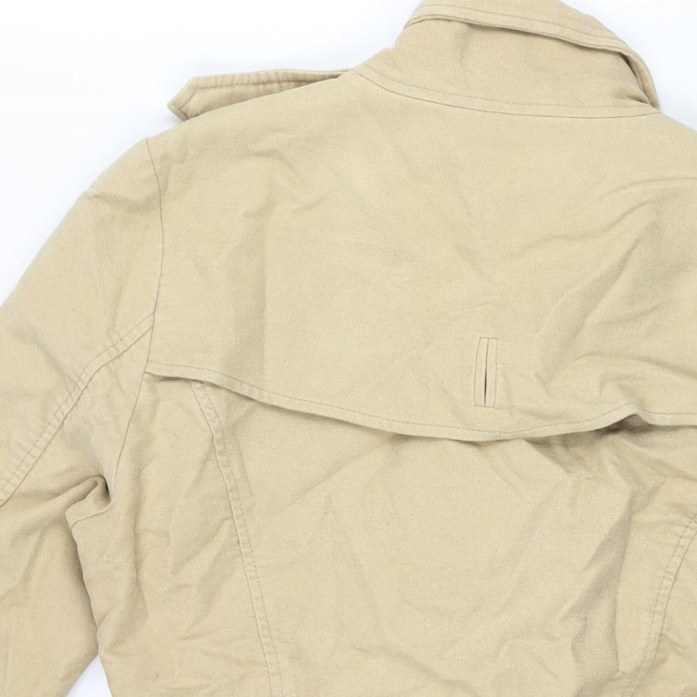 Principles Womens Beige Jacket Size 14 Button - Belted