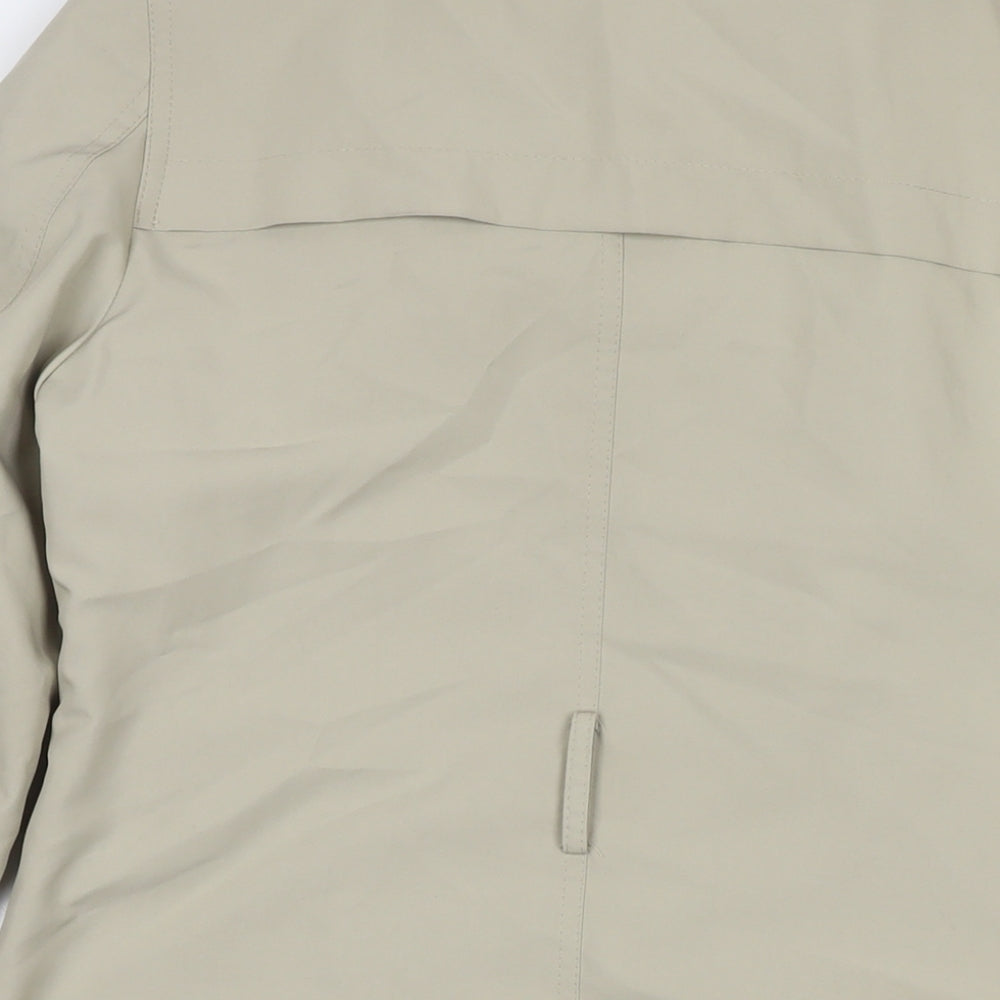 Marks and Spencer Womens Beige Trench Coat Jacket Size 12 Button