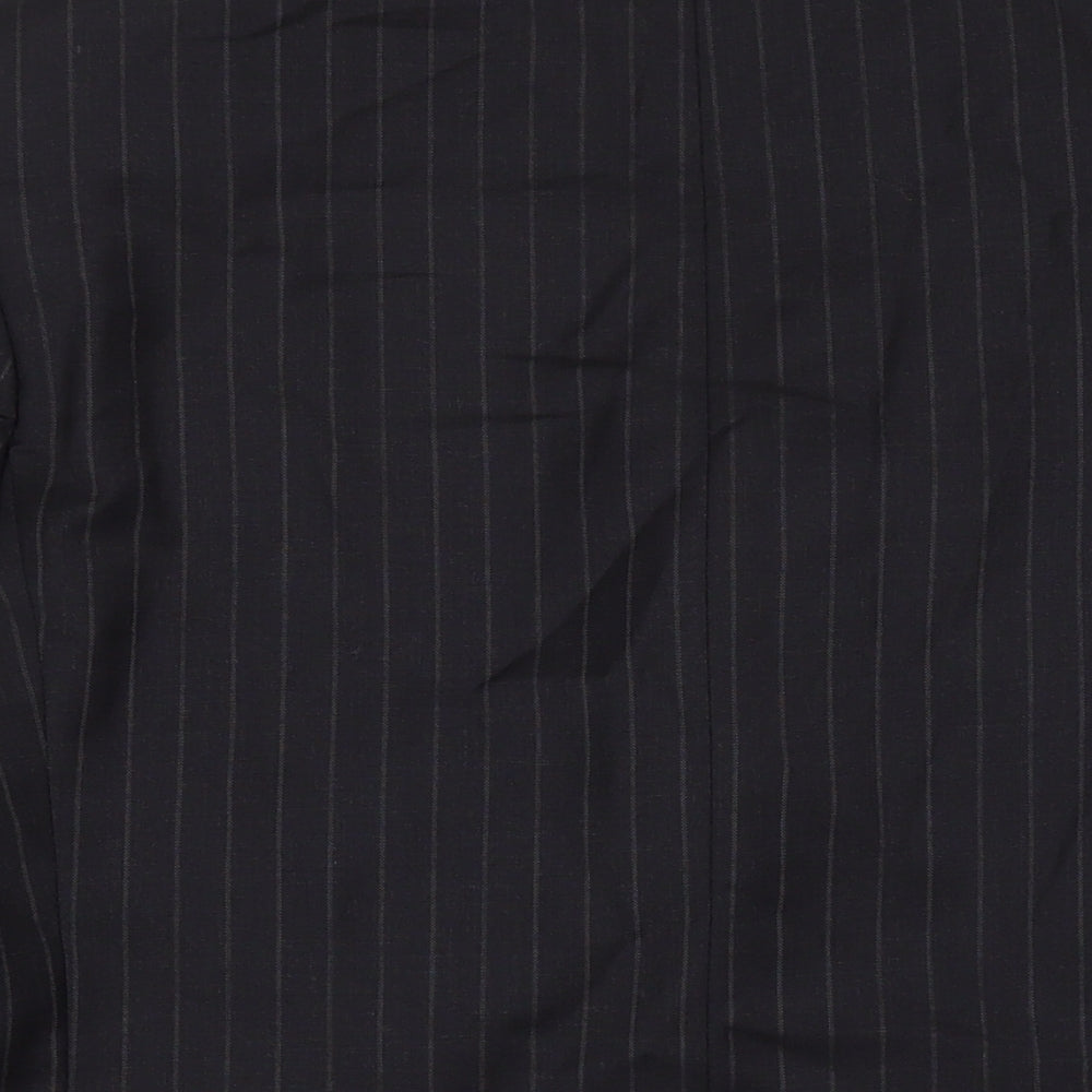 Marks and Spencer Mens Black Wool Jacket Suit Jacket Size 42 Regular
