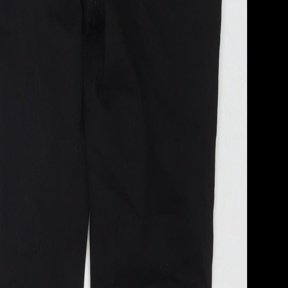 George Womens Black Cotton Skinny Jeans Size 10 L24 in Regular Zip