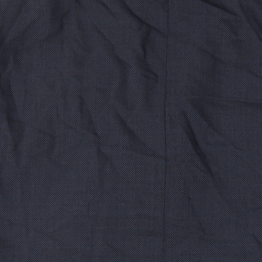 Baumler Mens Blue Wool Jacket Suit Jacket Size 44 Regular