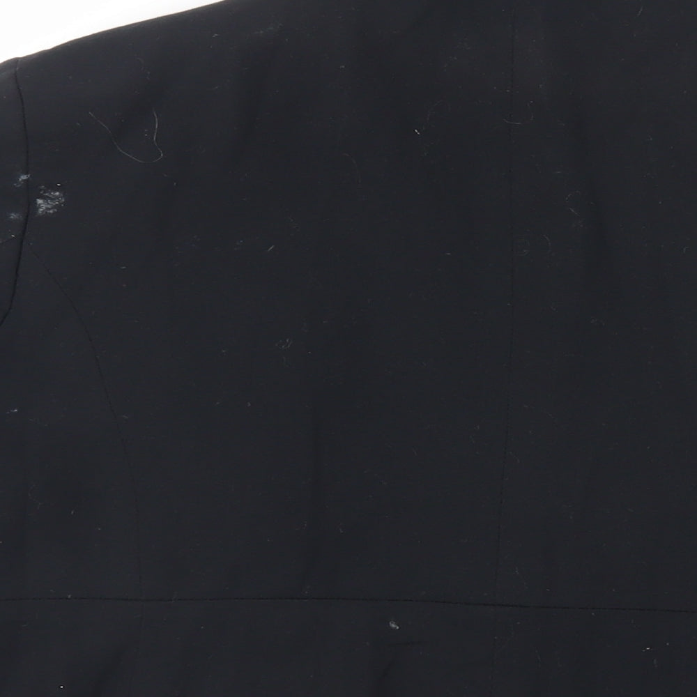 Marks and Spencer Womens Black Jacket Blazer Size 14 Button
