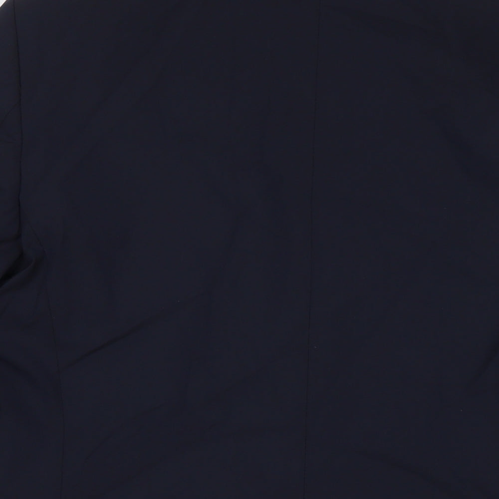 Marks and Spencer Mens Blue Polyester Jacket Suit Jacket Size 40 Regular