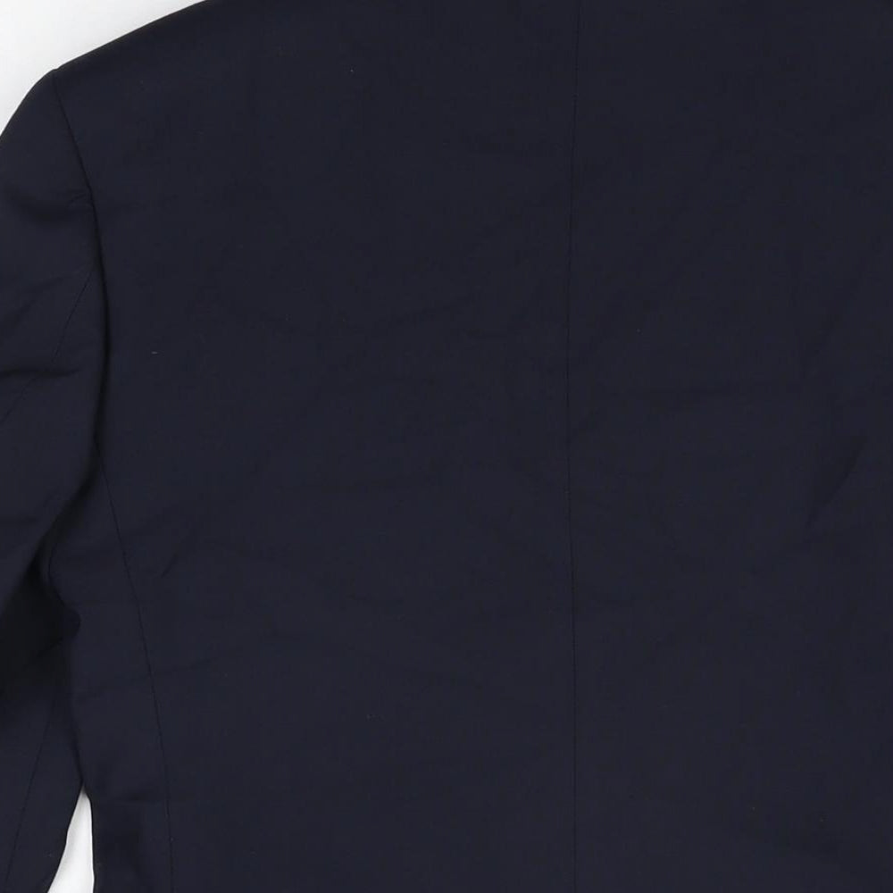 Marks and Spencer Mens Blue Polyester Jacket Suit Jacket Size 34 Regular