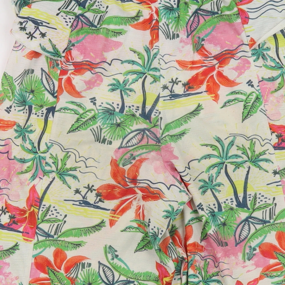 Zra Girls Multicoloured Geometric Polyester Windbreaker Trousers Size 13-14 Years Regular Pullover