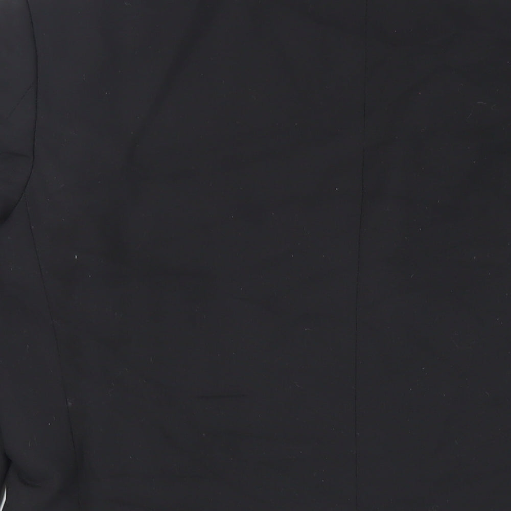 Marks and Spencer Mens Black Polyester Jacket Suit Jacket Size 40 Regular