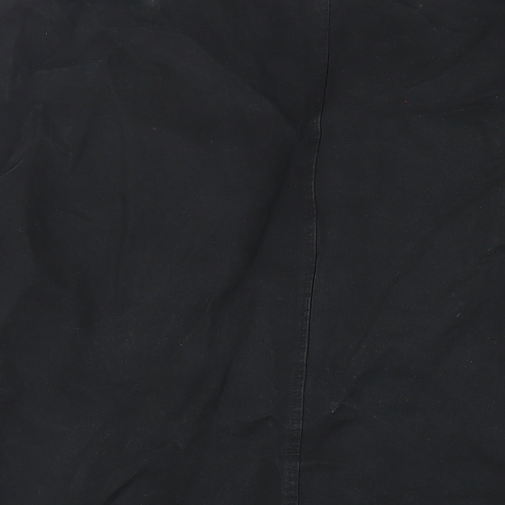 Trek & Travel Mens Black Jacket Blazer Size L Button