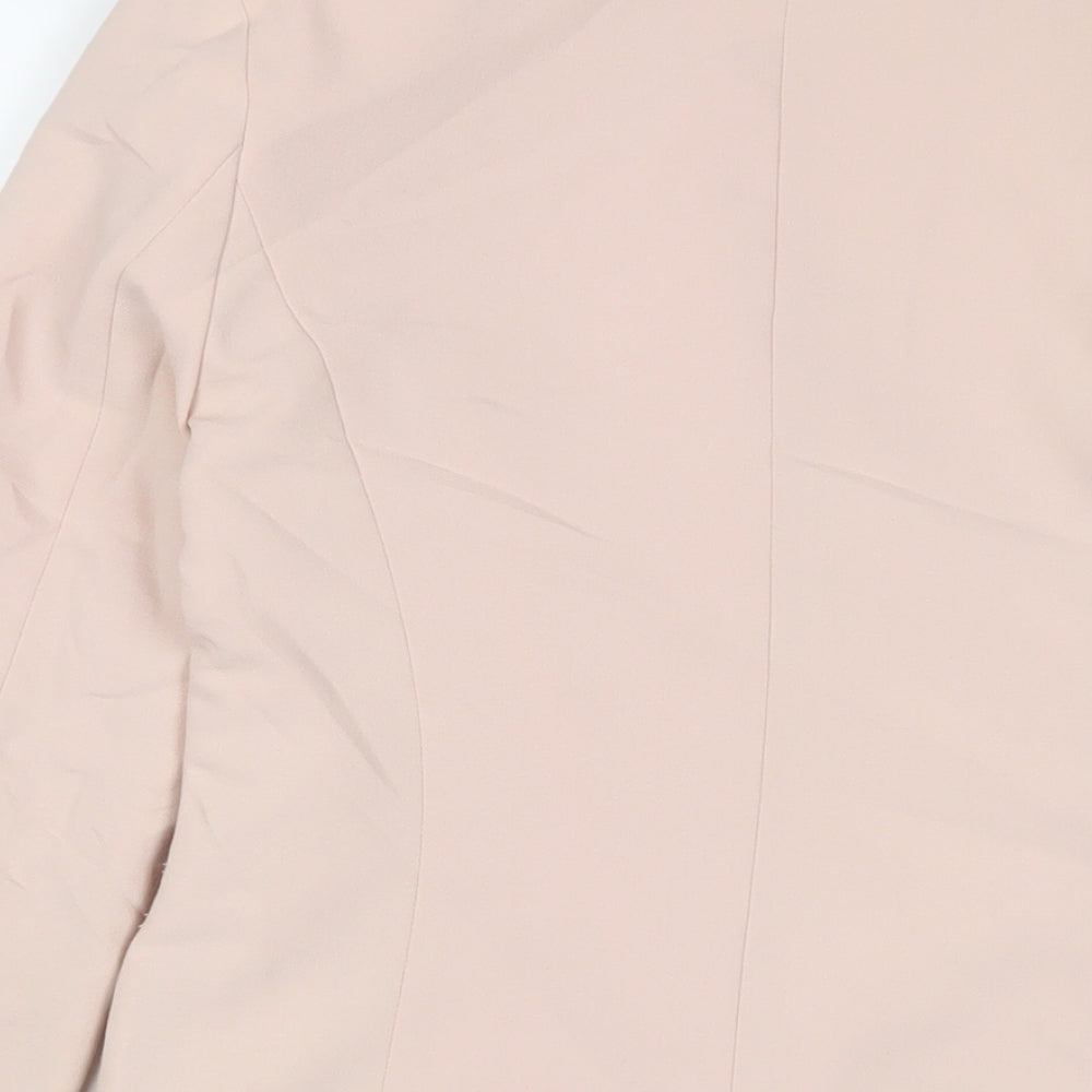New Look Womens Pink Jacket Size 10 - Open