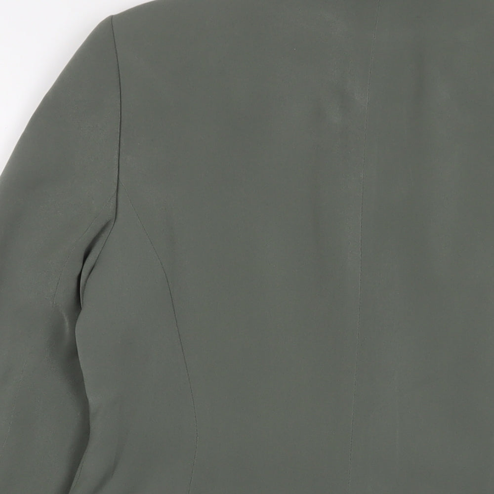 Richards Womens Green Jacket Blazer Size 12 Button