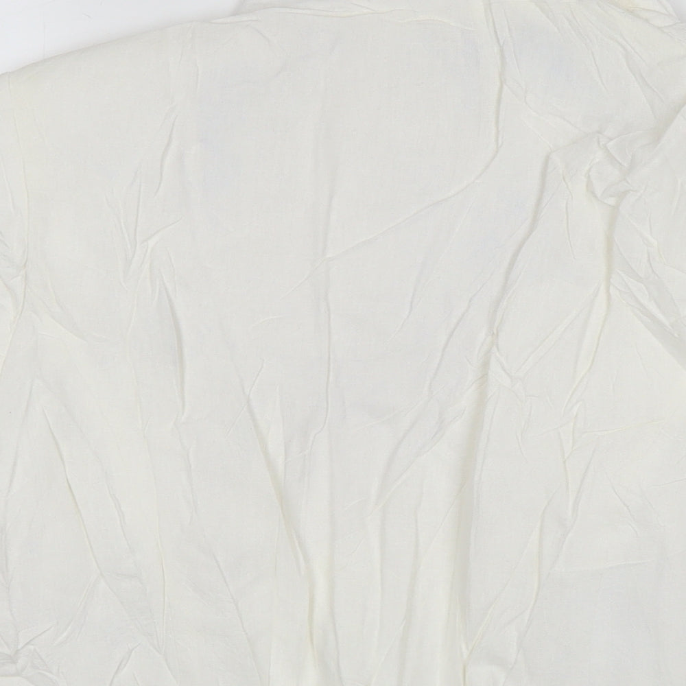 Bonmarché Womens White Kimono Blazer Size 14