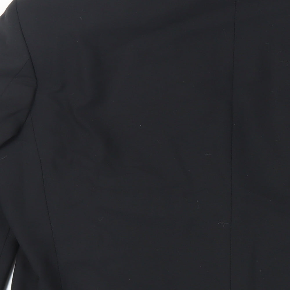 Marks and Spencer Mens Black Polyester Tuxedo Suit Jacket Size 40 Regular