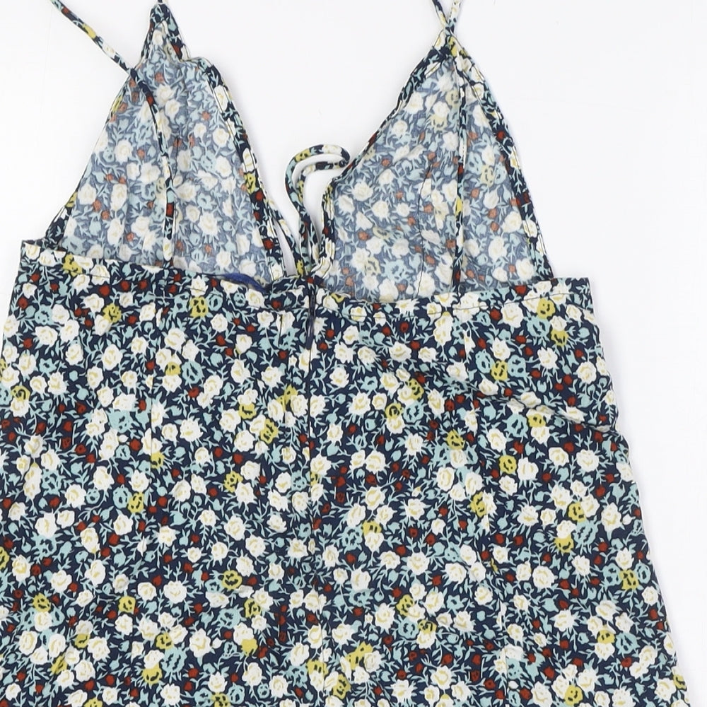 Motel Womens Multicoloured Floral Viscose Camisole Blouse Size XS V-Neck