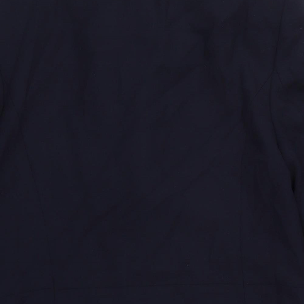 Marks and Spencer Womens Blue Jacket Size 12 Button