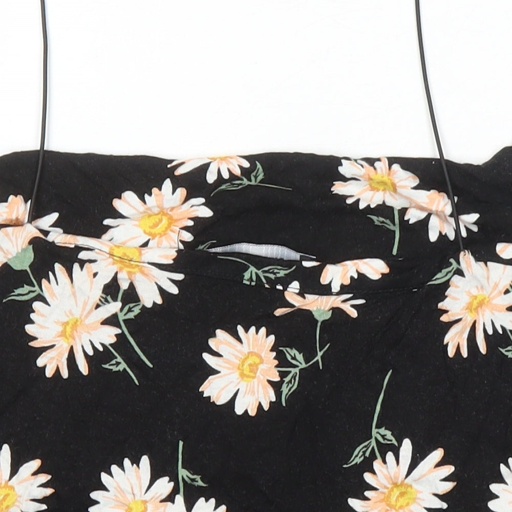 Dorothy Perkins Womens Multicoloured Floral Viscose Camisole Blouse Size 14 Square Neck