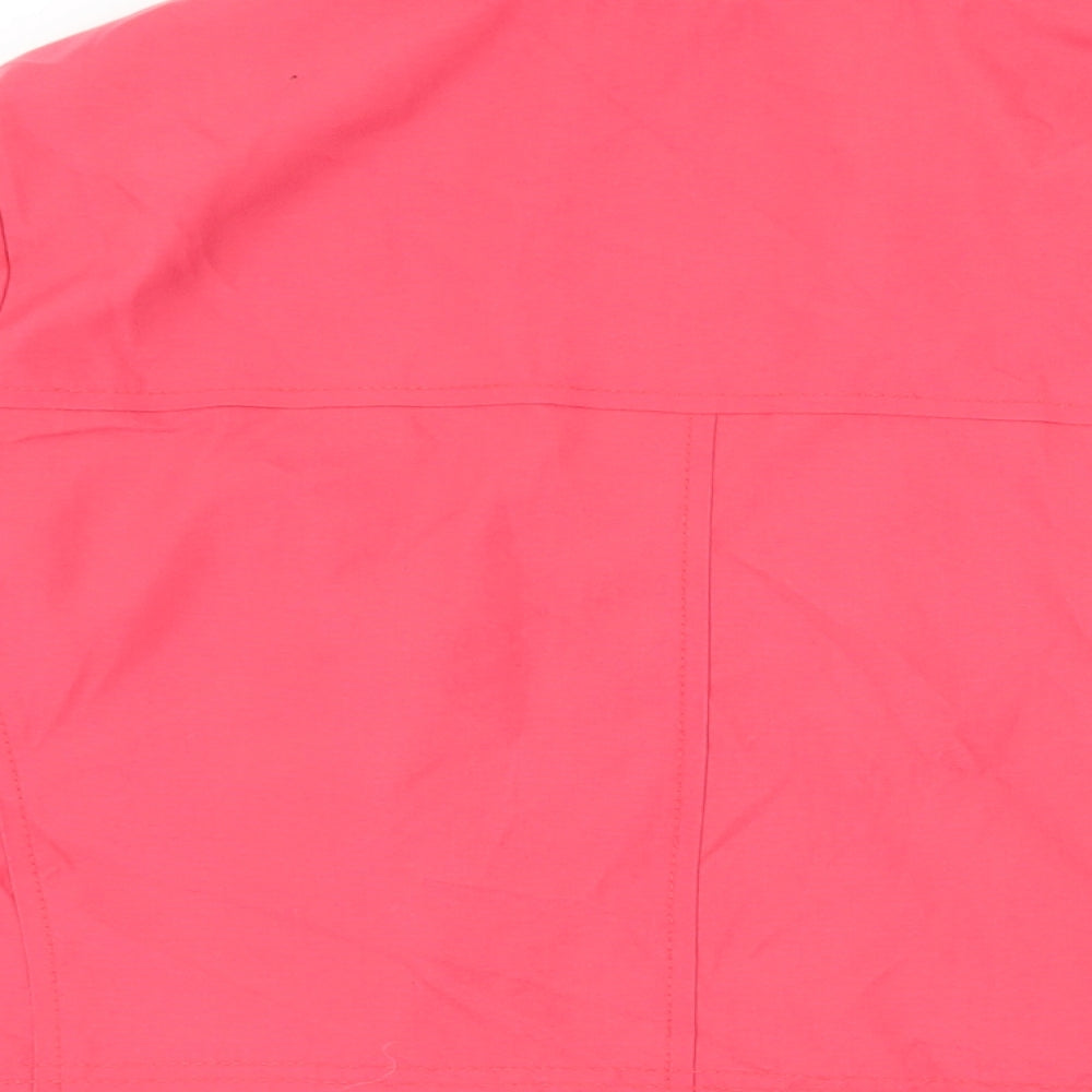 Marks and Spencer Womens Pink Jacket Size 18 Zip