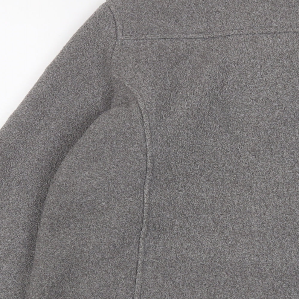 Marks and Spencer Womens Grey Jacket Size 14 Zip