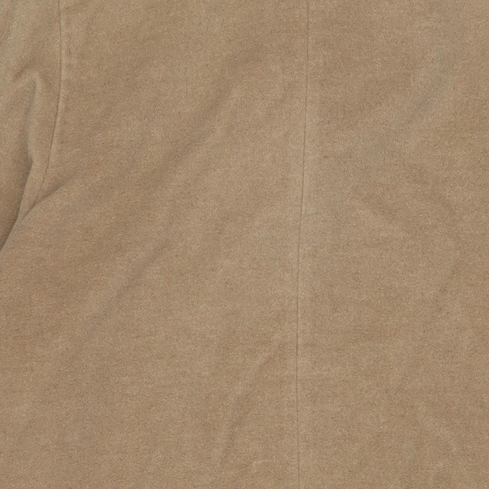 MARCONA Womens Brown Overcoat Coat Size 16 Button