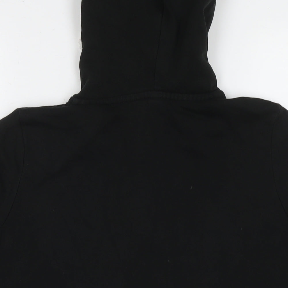 Divided by H&M Womens Black Cotton Full Zip Hoodie Size S Pullover