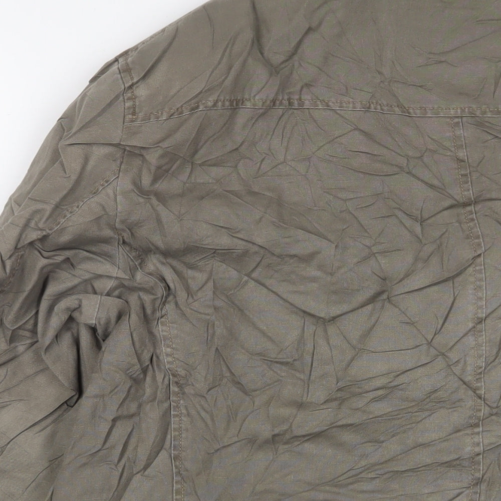 Marks and Spencer Mens Green Jacket Blazer Size L Button