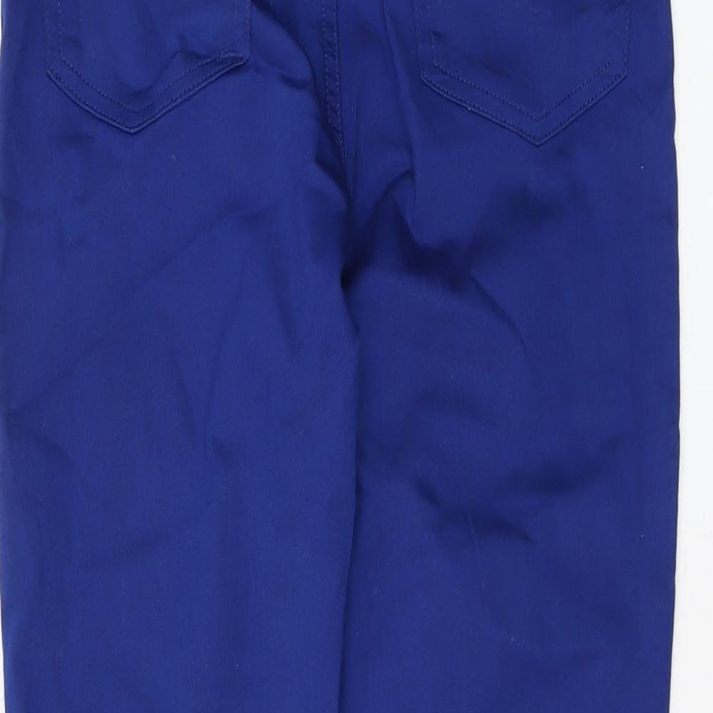 Marks and Spencer Womens Blue Cotton Jegging Jeans Size 10 L25 in Regular