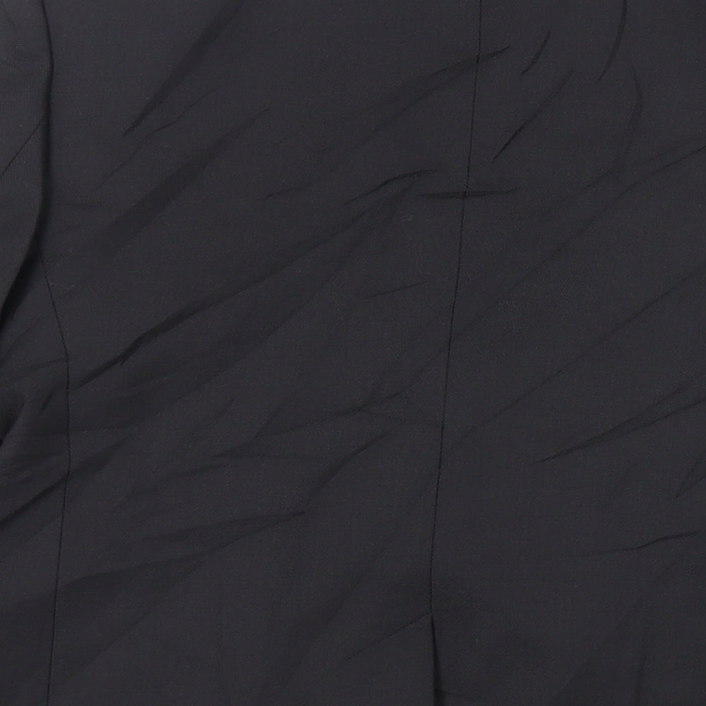 Marks and Spencer Womens Black Jacket Blazer Size 10 Button