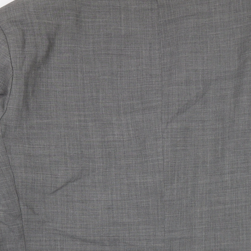 Marks and Spencer Mens Grey Polyester Jacket Suit Jacket Size XL Regular