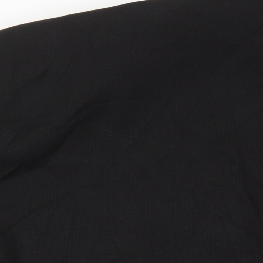 M&S Mens Black Polyester Jacket Blazer Size 46 Regular