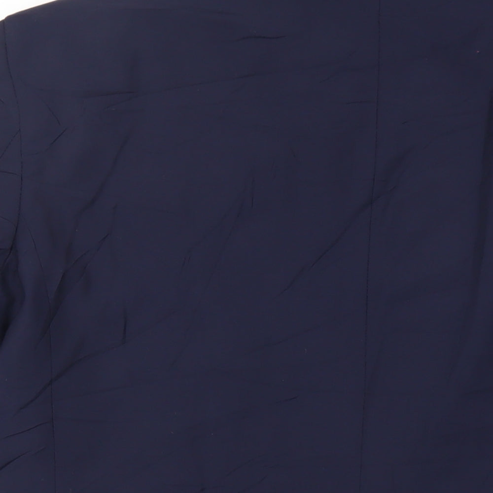 Marks and Spencer Mens Blue Wool Jacket Suit Jacket Size 42 Regular