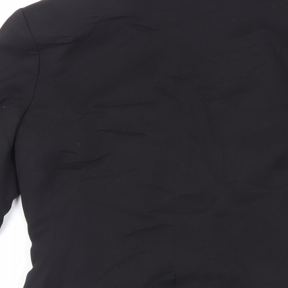 Divided by H&M Womens Black Jacket Blazer Size 8 Button