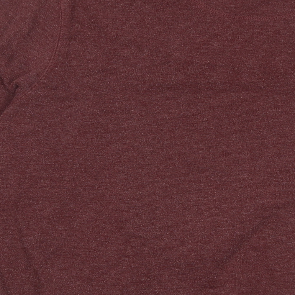 Marks and Spencer Mens Red Cotton Pullover Sweatshirt Size M