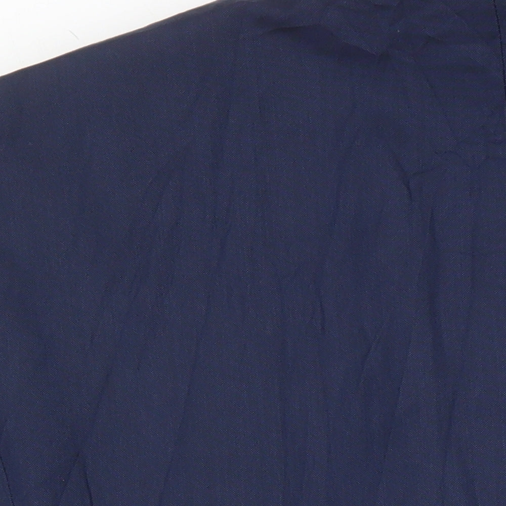 M&S Mens Blue Polyester Jacket Suit Jacket Size 42 Regular