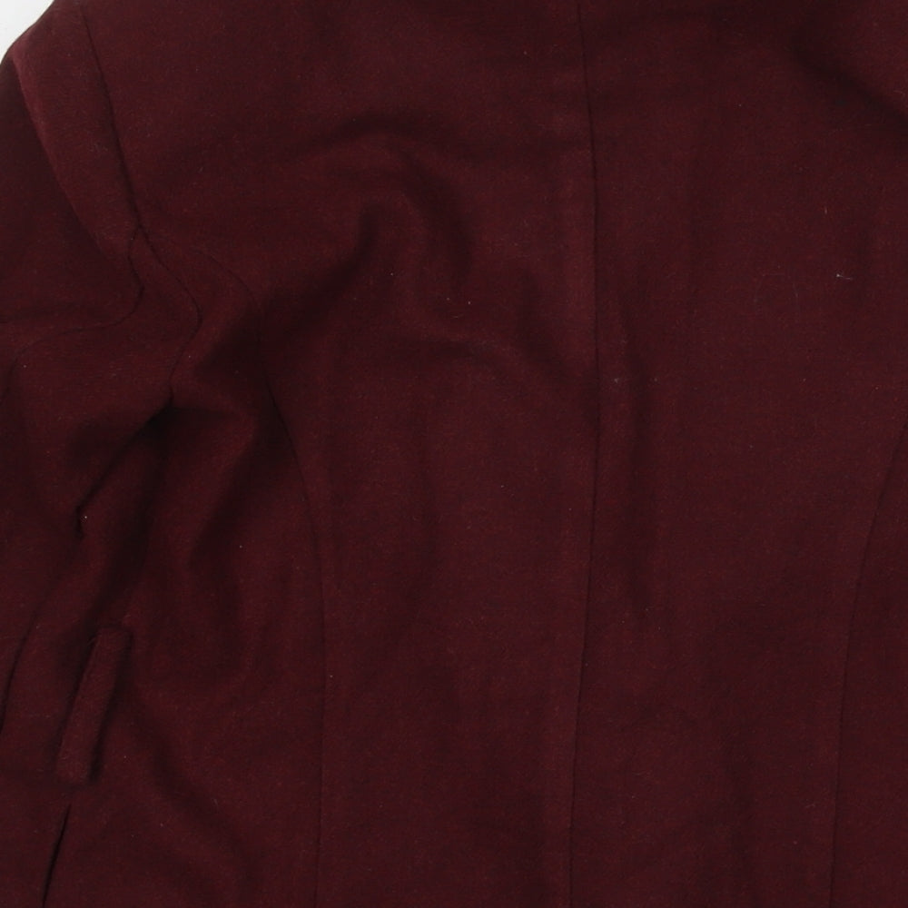 New Look Womens Red Kimono Blazer Size 10