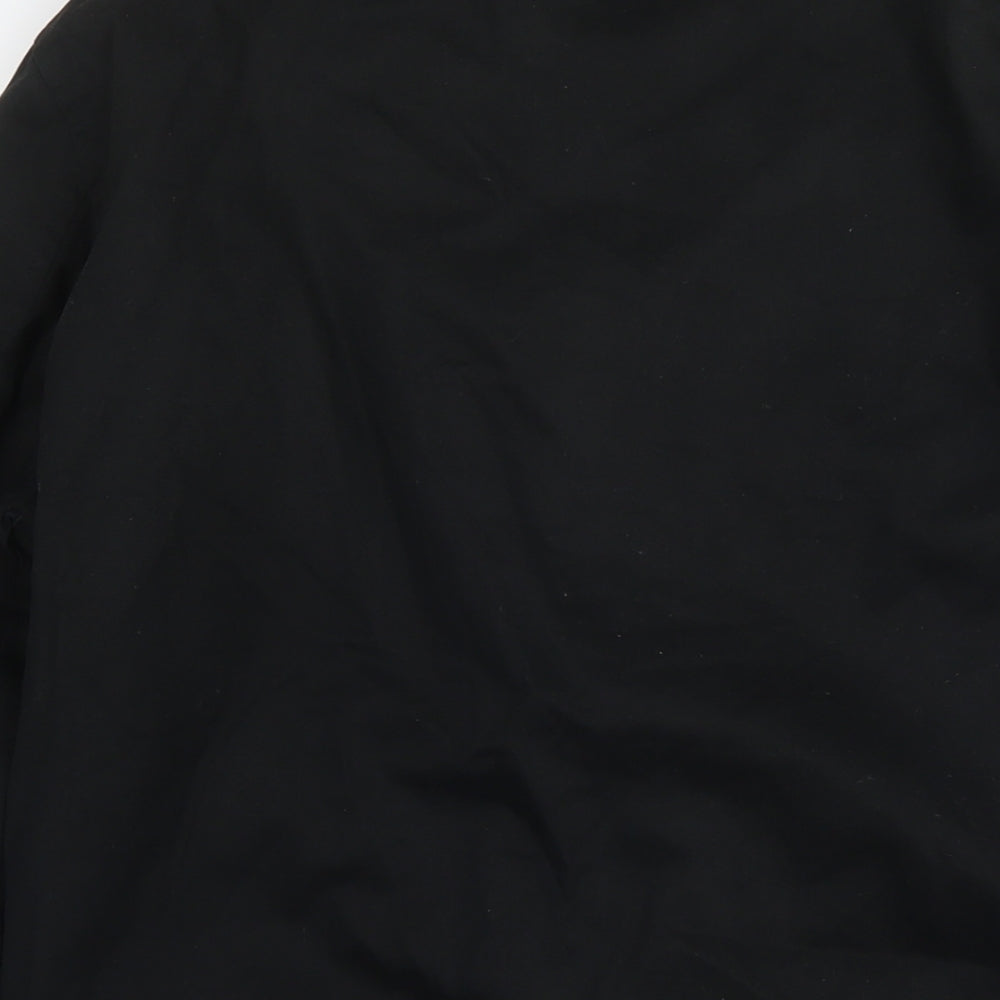 New Look Mens Black Bomber Jacket Jacket Size M Zip