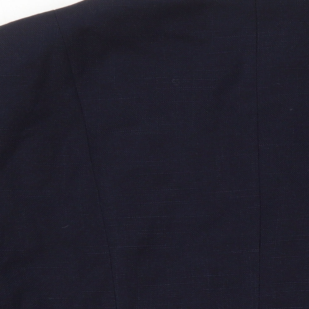 First avenue Womens Blue Jacket Blazer Size 14